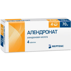 Алендронат-вертекс таблетки 70мг №4