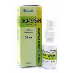Эко-тербин спрей для наружного применения 1% 30мл