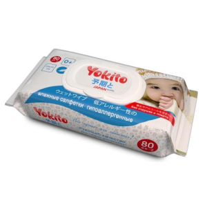 Йокито салфетки влажные для детей №80 гипоаллерг.