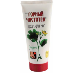 Эльфарма крем для ног 100мл горный чистотел