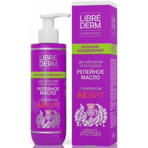 Либридерм аевит бальзам-кондиционер 200мл репейное масло укрепление и рост