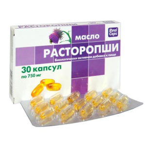 Реалкапс расторопши масло капсулы 750мг №30