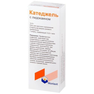 Катеджель с лидокаином гель для местного применения 12,5г №1