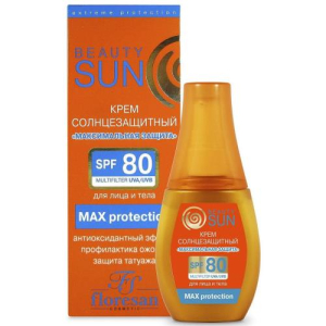 Флоресан бьюти сан крем для лица и тела 75мл с/защит. макс. защита spf80 (ф-284)