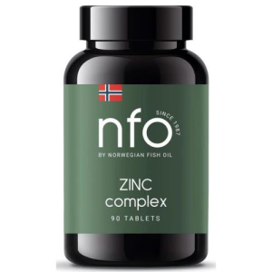 Норвегиан фиш оил комплекс цинка таблетки 350мг №90 бад