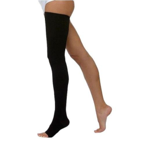 Центр компресс чулок компрессионный кругловязанный до бедра 2кл р 1 /арт чккв-цк/ черн