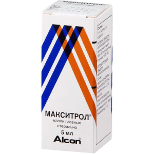 Макситрол капли глазные 1мг/мл + 3500ме/мл + 6000ме/мл 5мл 