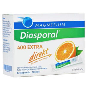 Магний диаспорал 400 экстра директ гранулы  2220мг №20 бад