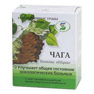 Чага сырье растительное измельченное 50г