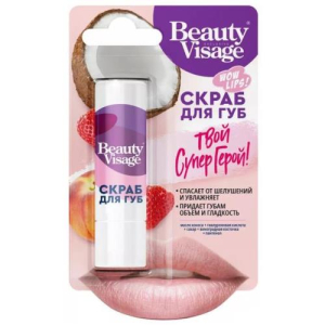 Бьюти визаж скраб для губ 4,5г твой супер герой /8014/