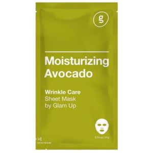 Глам ап маска для лица тканевая 21г с экстр авокадо увлажн