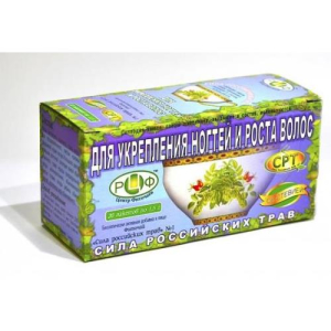 Сила российских трав №01 фиточай д/укрепл. ногт. и роста волос 1,5г. №20 пак. ( + стевия)