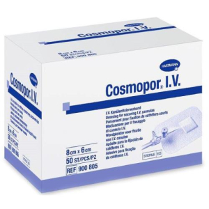 Космопор ай ви повязка №50 д/фикс катетеров и канюль 8х6см /арт 9008054/