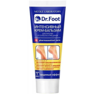 Доктор фут крем-бальзам для ног 75мл д/пяточек интенсив.
