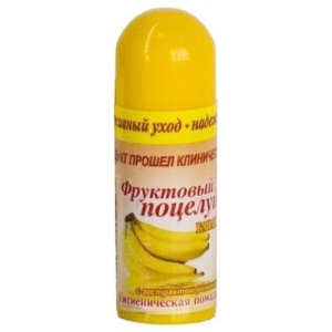 Мишель фруктовый поцелуй помада гигиеническая 3,5г банан