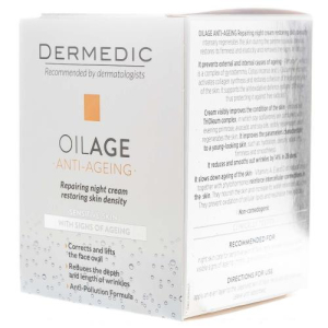 Дермедик оилэйдж крем для лица 50г ночной д/восстан упругости кожи