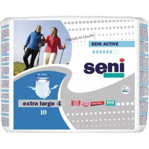 Сени актив трусики впитывающие №10 аир р.xl(4) 120–160см