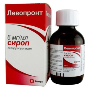 Левопронт сироп 6мг/мл 120мл /в комплекте с мерным стаканчиком/