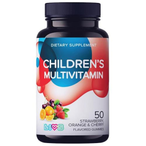 Ливс пастилки жевательные №50 мультивитаминный комплекс д/детей вкус апельсина клубники вишни