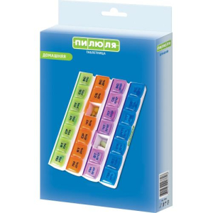 Пилюля таблетница-контейнер домашняя на 7 дней