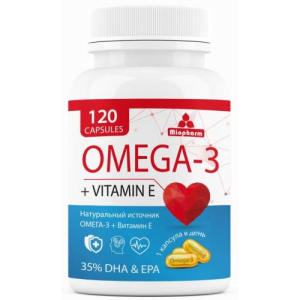 Омега-3 миофарм капсулы 1000мг №120 бад