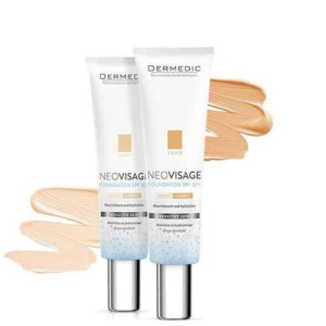 Дермедик неовизаж крем-флюид 30мл тон увлажн д/чувствит кожи spf50 +  слоновая кость