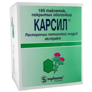 Карсил таблетки покрытые оболочкой 35мг №180 