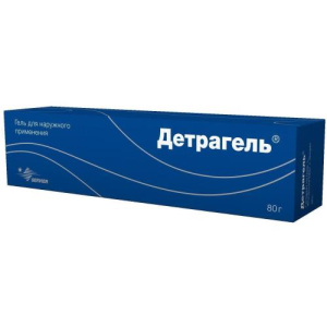 Детрагель гель для наружного применения 80г