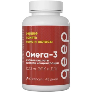Кип омега-3 капс 1620мг №90 жирные кислоты высокой концентрации бад