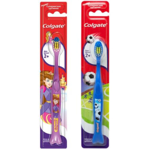 Колгейт зубная щетка для детей супермягкая 2 + 