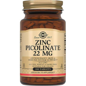Солгар цинка пиколинат таблетки №100 бад