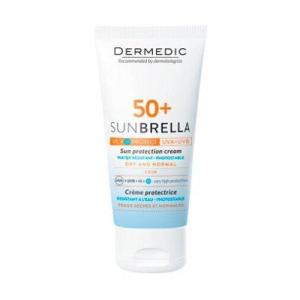 Дермедик санбрелла крем для лица 50мл с/защитный spf 50 +  д/сухой и норм кожи