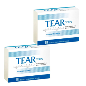 Теар стрип офтальмологические тест полоски для пробы ширмера №100