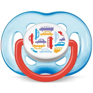 Авент фрифлоу пустышка силиконовая №1 дизайн 6-18мес д/мальч. /арт. scf172/14/