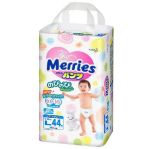 Мерриес подгузники-трусики для детей №44 р.l 9-14кг