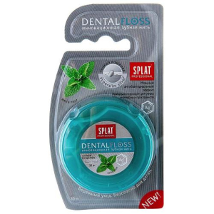 Сплат профешнл дентал флос зубная нить 30м мята + серебро