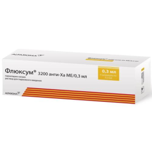 Флюксум раствор для подкожного введения 3200анти-xaме 0,3мл №6