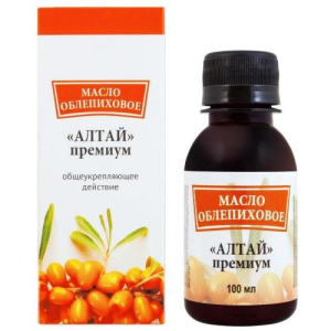 Алтай премиум масло 100мл облепиховое
