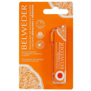 Бельведер бальзам для губ 4г питат-защит с маслом апельсина и облепихи