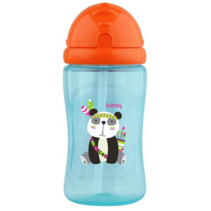 Лубби поильник 320мл с трубочкой 9мес +  /арт.11836/