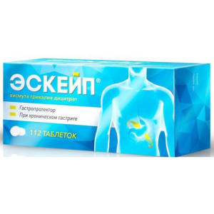 Эскейп таблетки покрытые пленочной оболочкой 120мг №112 Эскейп таблетки покрытые пленочной оболочкой 120мг №112