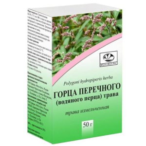 Горца перечного (водяного перца) трава трава измельченная 50г Горца перечного (водяного перца) трава трава измельченная 50г