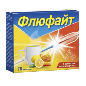 Флюфайт порошок для приготовления раствора для приема внутрь 5г №10 медово-лимонный
