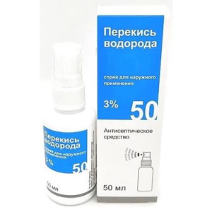 Перекись водорода раствор для местного и наружного применения 3% 50мл