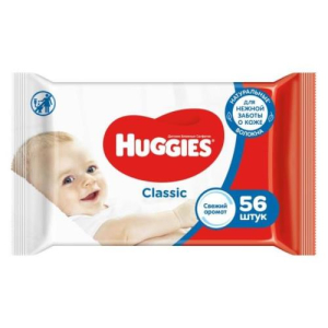 Хаггис классик салфетки детские №56