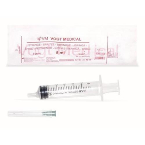 Шприц вогт медикал 5мл. 3-х комп. 22g №100 [vogt]