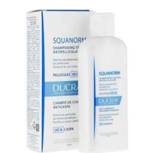 Дюкрэ скванорм шампунь 200мл от сухой перхоти  [ducray squanorm]