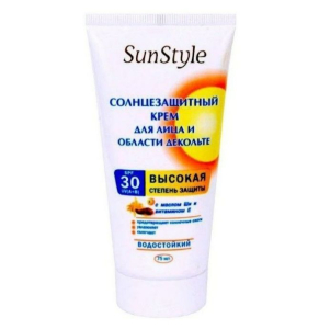 Сан стайл крем солнцезащ. для лица и декольте spf 30 75мл.