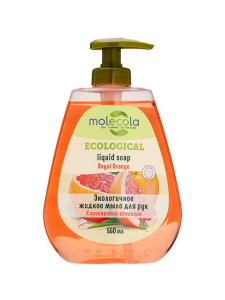 Молекола мыло жидкое для рук 500мл королевский апельсин