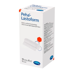 Пеха-ластоформ бинт эластичный фиксирующий 10смх4м 